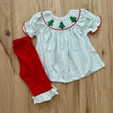 Smocked Christmas Trio - IN STOCK